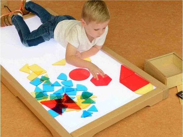 Půlprůhledné geometrické tvary Masterkidz