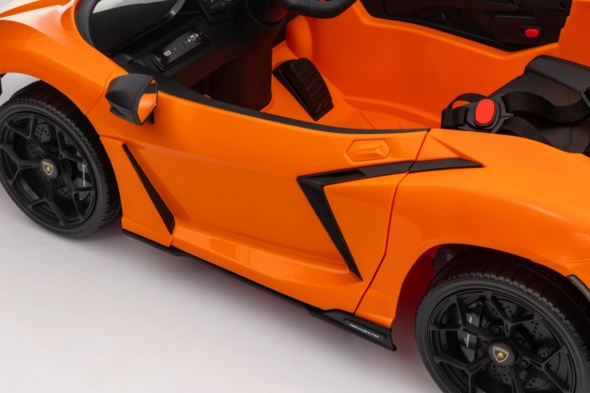 Dětské elektrické auto Lamborghini Revuelto oranžové