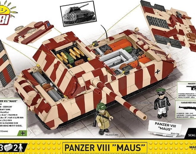 Stavebnice Panzer VIII Maus