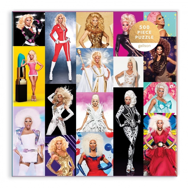 Čtvercové puzzle RuPaul's Drag Race 500 dílků