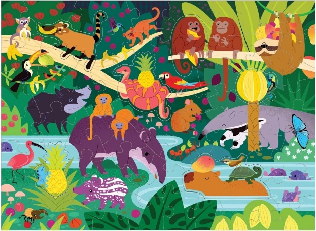 Barevná ilustrace plná detailů