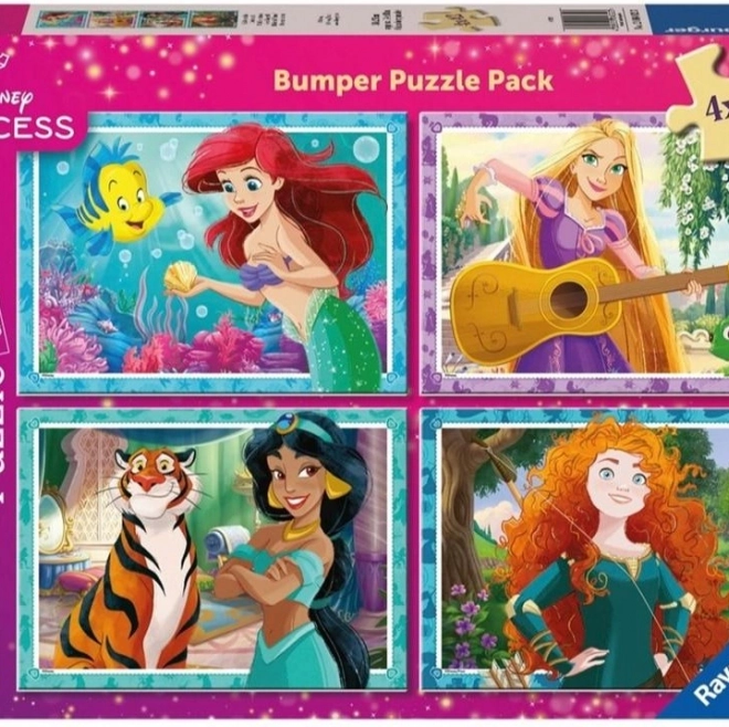 Puzzle Disney Princezny 4x42 dílků