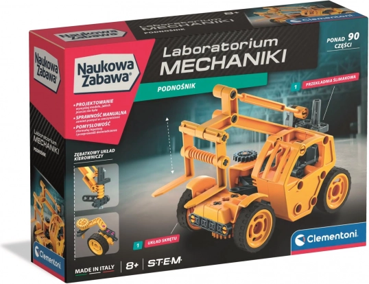 Teleskopický zvedák – Laboratorium mechaniky CLEMENTONI