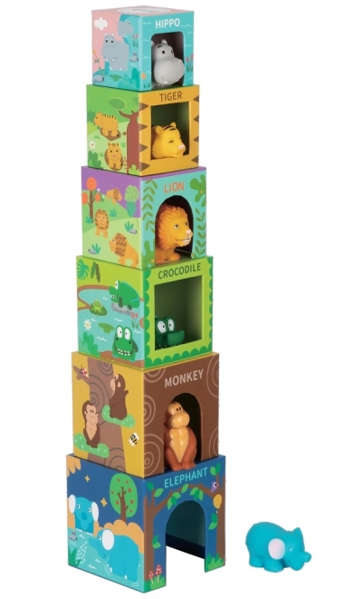 Kostky se zvířátky Safari pro děti od 2Kids Toys