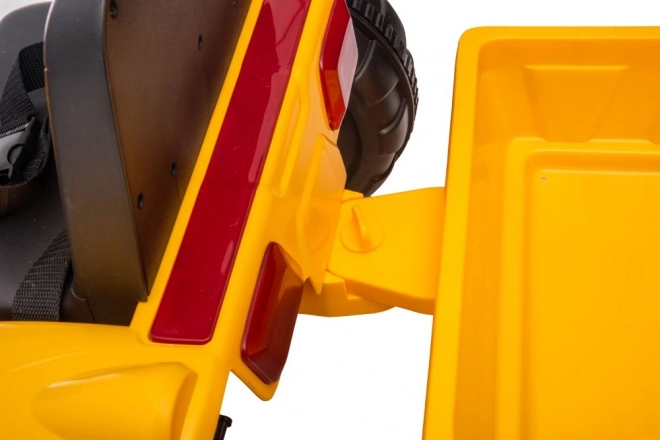 Bateriový traktor s přívěsem S617 žlutý
