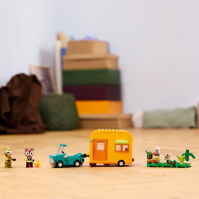 Leif a jeho karavan a zahradnictví LEGO Animal Crossing