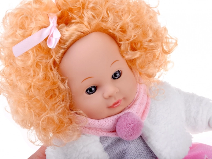 Bohaté blond lokny k česání a stylování