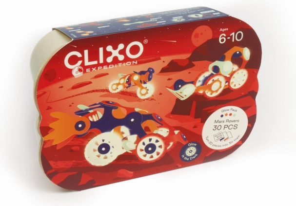 Magnetické kostky Clixo Marťanská expedice, 30 kusů