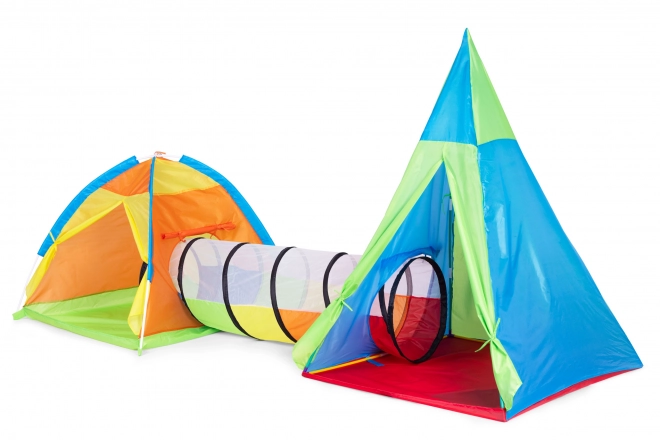 Dětské stanové hřiště 3 v 1 iglú tipi tunel IPLAY