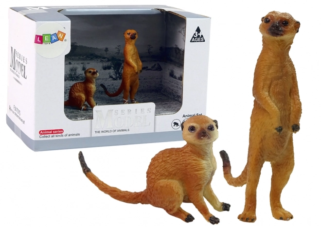 Sada 2 figurek zvířat světa Surykatka