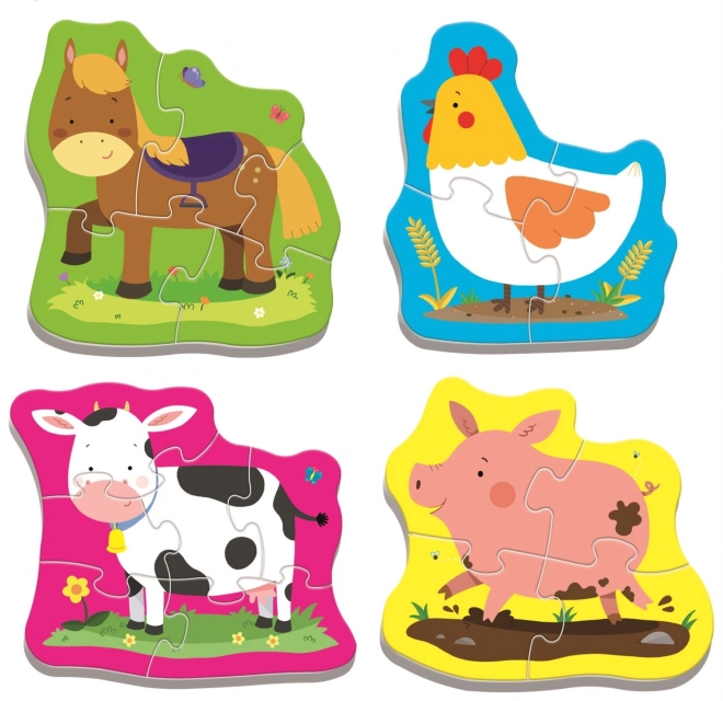 Puzzle pro děti Zvířátka na farmě Trefl