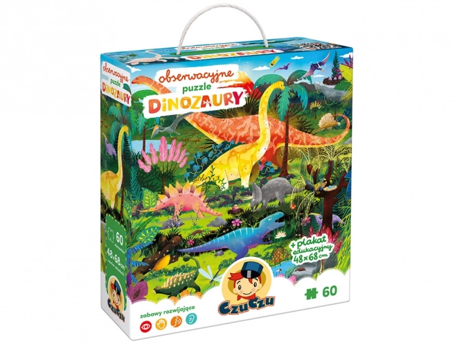 Pozorovací puzzle - Dinosauři