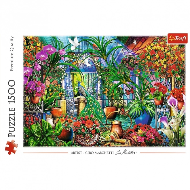 Puzzle 1500 prvků - Tajná zahrada