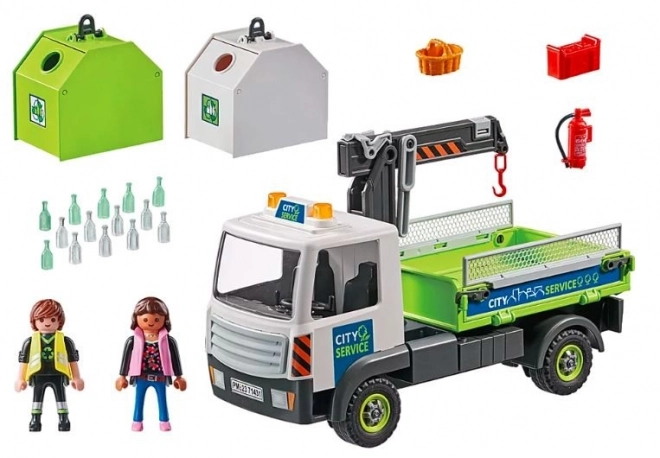 Kamion s kontejnery na sklo City Action 71431