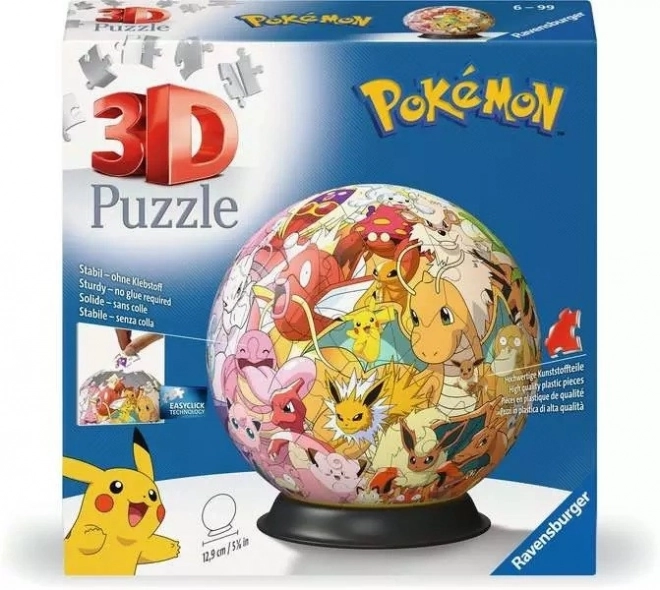 3D puzzle koule PokéMon