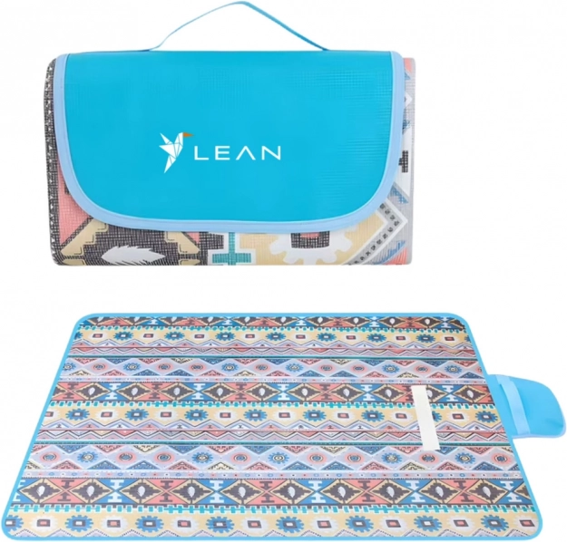 Pikniková plážová deka skládací vzory LEAN 200 x 200 cm