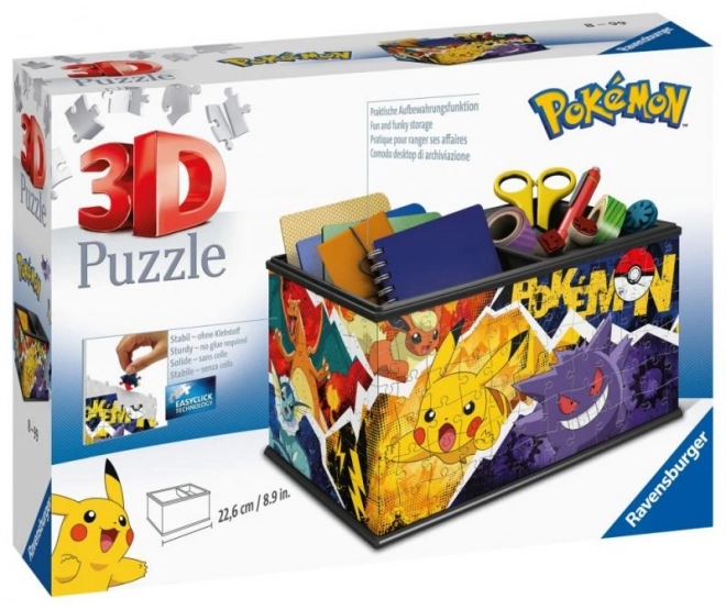Puzzle 216 dílků 3D Pokemon Casket