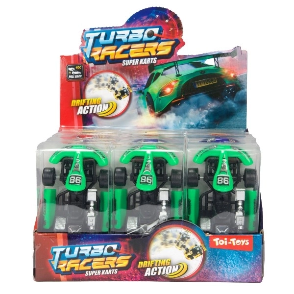 Plastová motokára 9cm - různé barvy