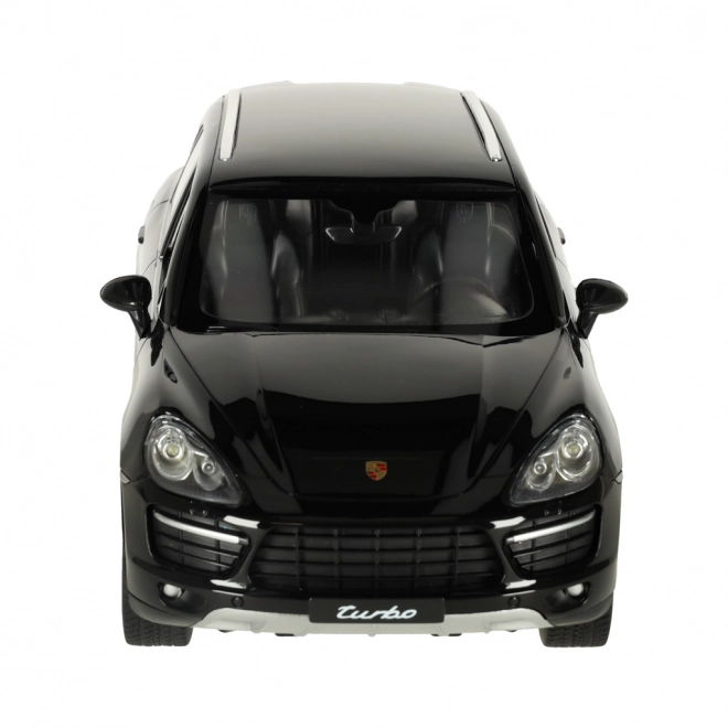 Závodní autíčko na dálkové ovládání Rastar Porsche Cayenne Turbo černé 1:14