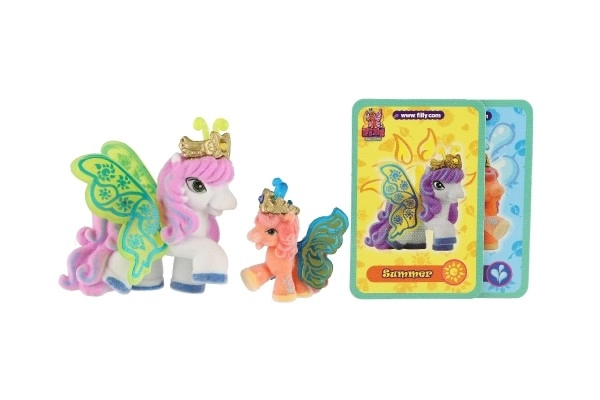 Filly Butterfly rodinka figurky 2ks fliška s doplňky mix druhů na kartě 17x16,5cm