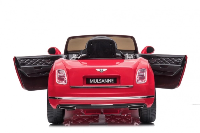 Elektrické dětské autíčko Bentley Mulsanne – Červená