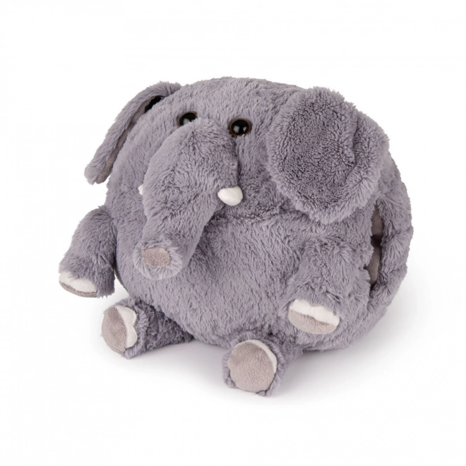 Hřejivý plyšový polštář Slon 3 v 1 od Cozy Noxxiez