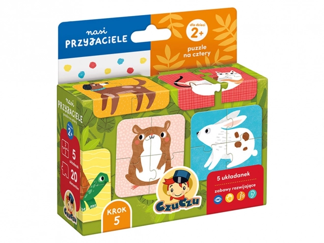 Puzzle pro čtyři - Naši přátelé