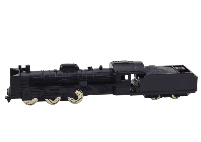 Sběratelský model vlaku Lokomotiva Vagón 1:48 Kovový černý