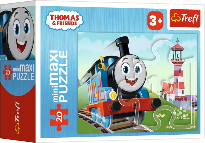 TREFL Puzzle Mašinka Tomáš: Všechny vláčky vpřed 20 dílků