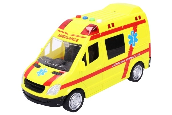 Auto záchranka s efekty 22 cm