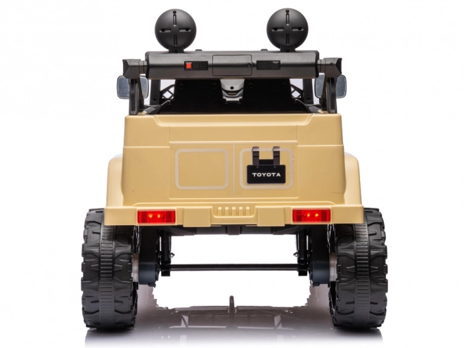 Elektrické autíčko Toyota FJ Cruiser pro děti – Béžová