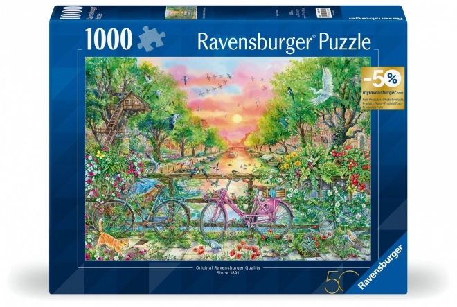 RAVENSBURGER Puzzle Kola v Amsterdamu 1000 dílků