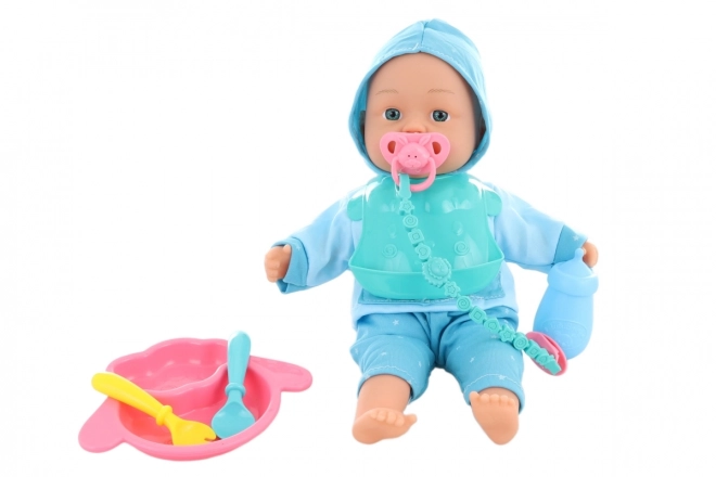 Mluvící dětská panenka Tutu Baby s doplňky