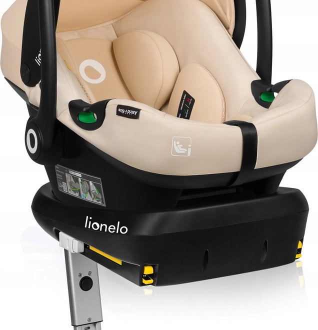 Lionelo autosedačka Astrid i-Size 40-87 cm, béžový písek