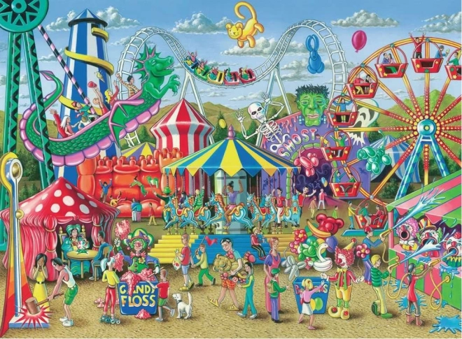 Ravensburger puzzle Zábava na karnevalu XXL
