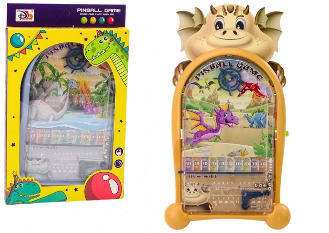 Pinball dinosauři a draci béžový