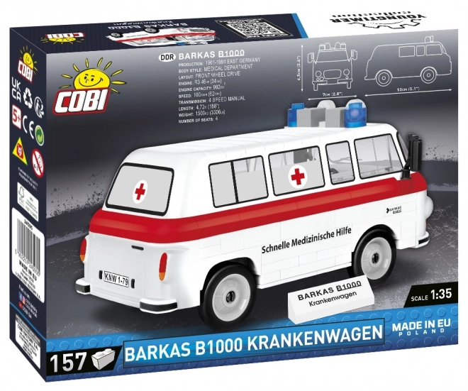 Konstruktivní stavebnice autíčka Barkas B1000 SMH3