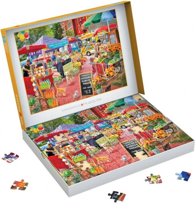 Eurographics Puzzle Den na farmářském trhu 104 dílků