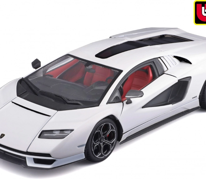 Model Lamborghini Countach LPI 800-4 1:24, Bburago, bílá