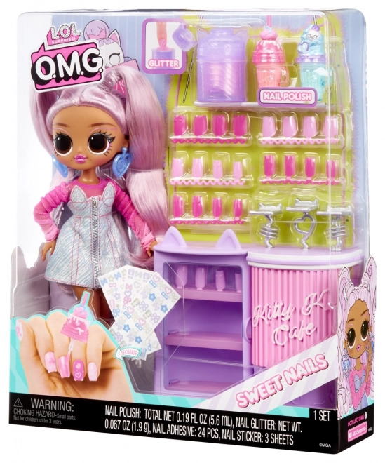 L.O.L. Surprise! OMG Nehtové studio s panenkou - Kitty K Café