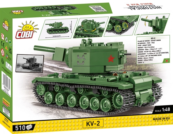 Historická sbírka WW2 těžký tank KV-2