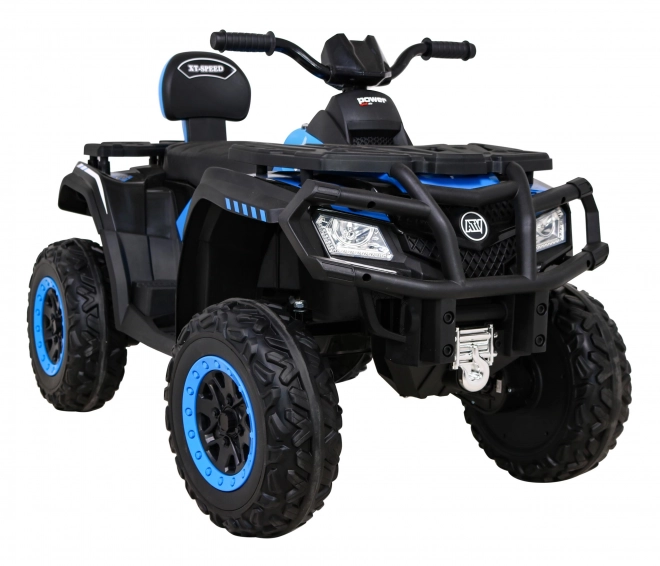 Čtyřkolka XT-Speed pro děti Modrá + 4x4 + EVA + Pomalý start + Rádio MP3 + LED dioda