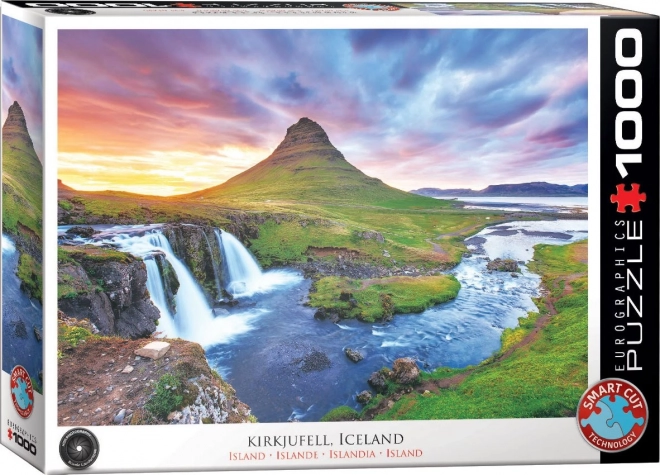 EUROGRAPHICS Puzzle Vodopád Kirkjufell, Island 1000 dílků