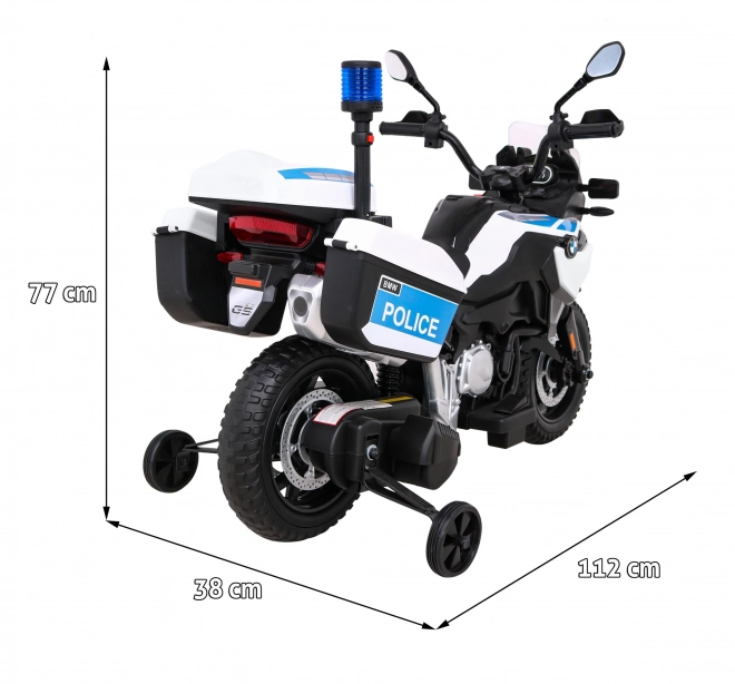 Dětský elektrický motocykl BMW F850 GS Policie