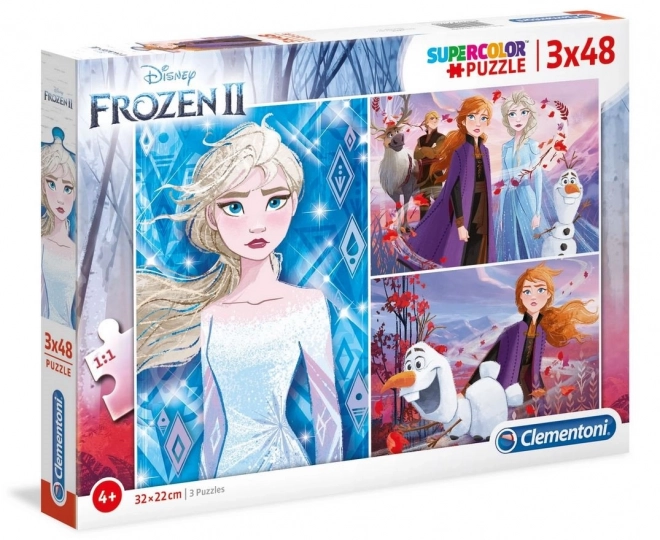 Clementoni Puzzle Ledové Království 2, 3x48 dílků