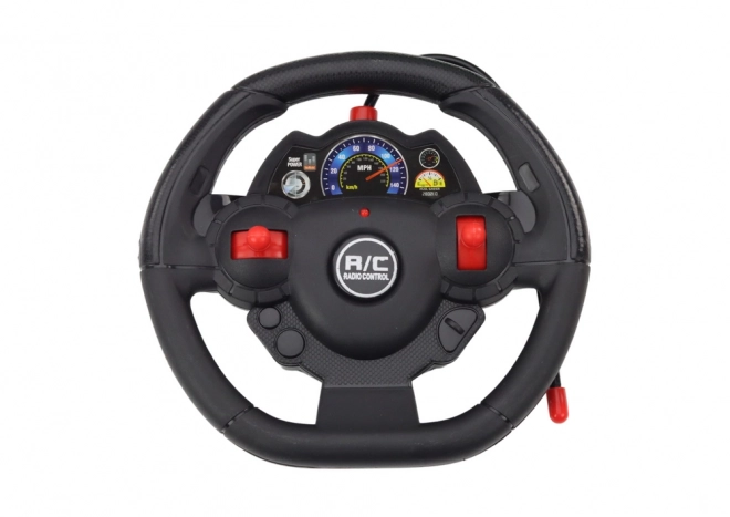Zelené RC auto na dálkové ovládání s efekty