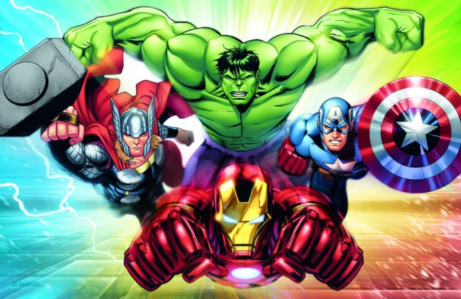 Minipuzzle Avengers 54 dílků v krabičce