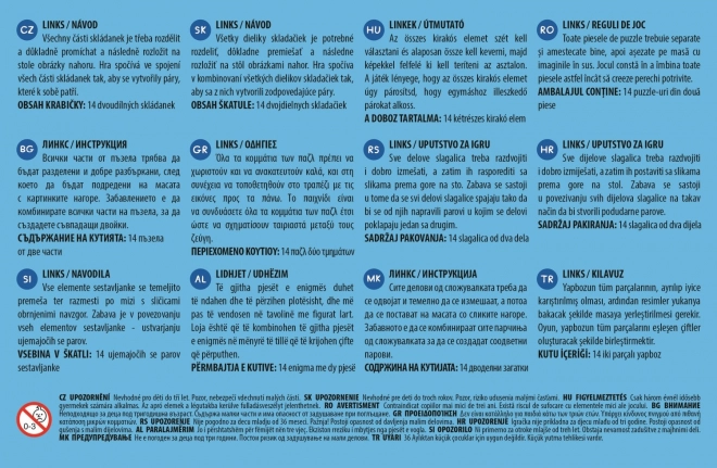 Hra skládanka Prasátko Peppa 14 párů