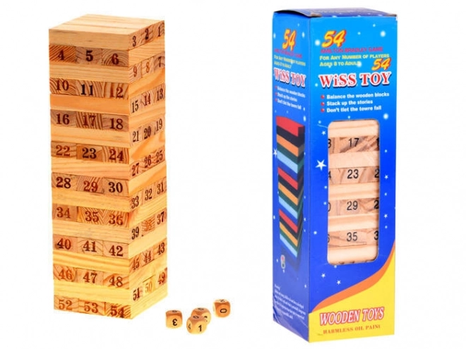 Dřevěné kostičky Jenga Věže