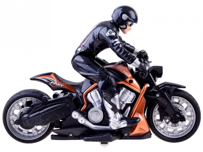 Sportovní motorka na dálkové ovládání RC0558 – Oranžová